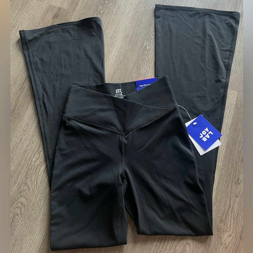 joy lab black flare legging talls